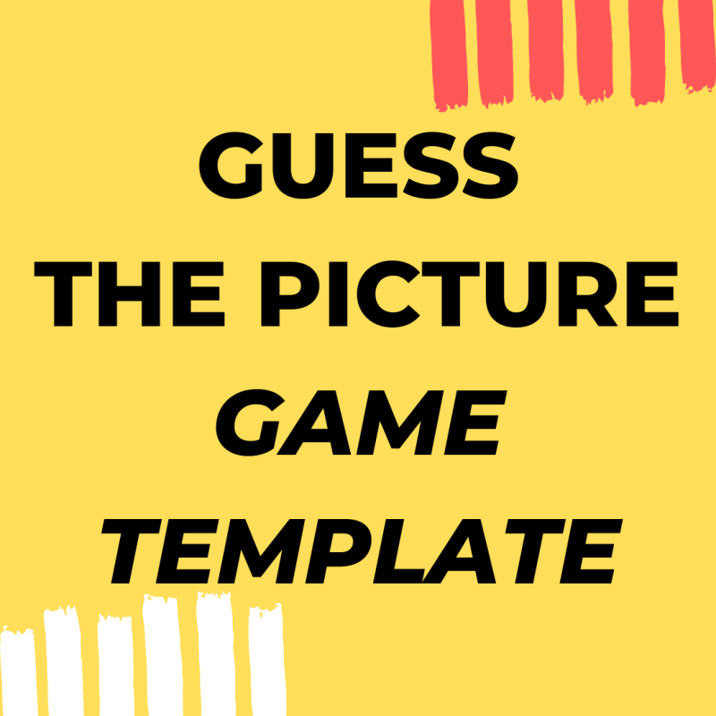 Guess the picture – Game template